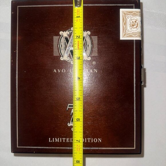 AVO UVEZIAN 7x7 limited edition‎ Wooden Cigar Box purse EUC - Picture 9 of 10